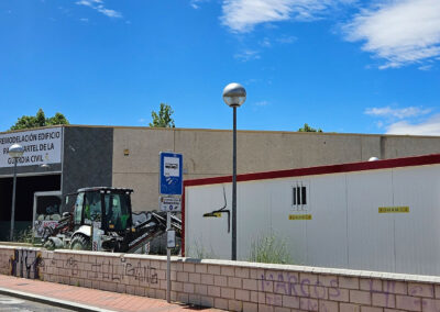 LAS OBRAS DEL NUEVO CUARTEL DE LA GUARDIA CIVIL, EN MARCHA
