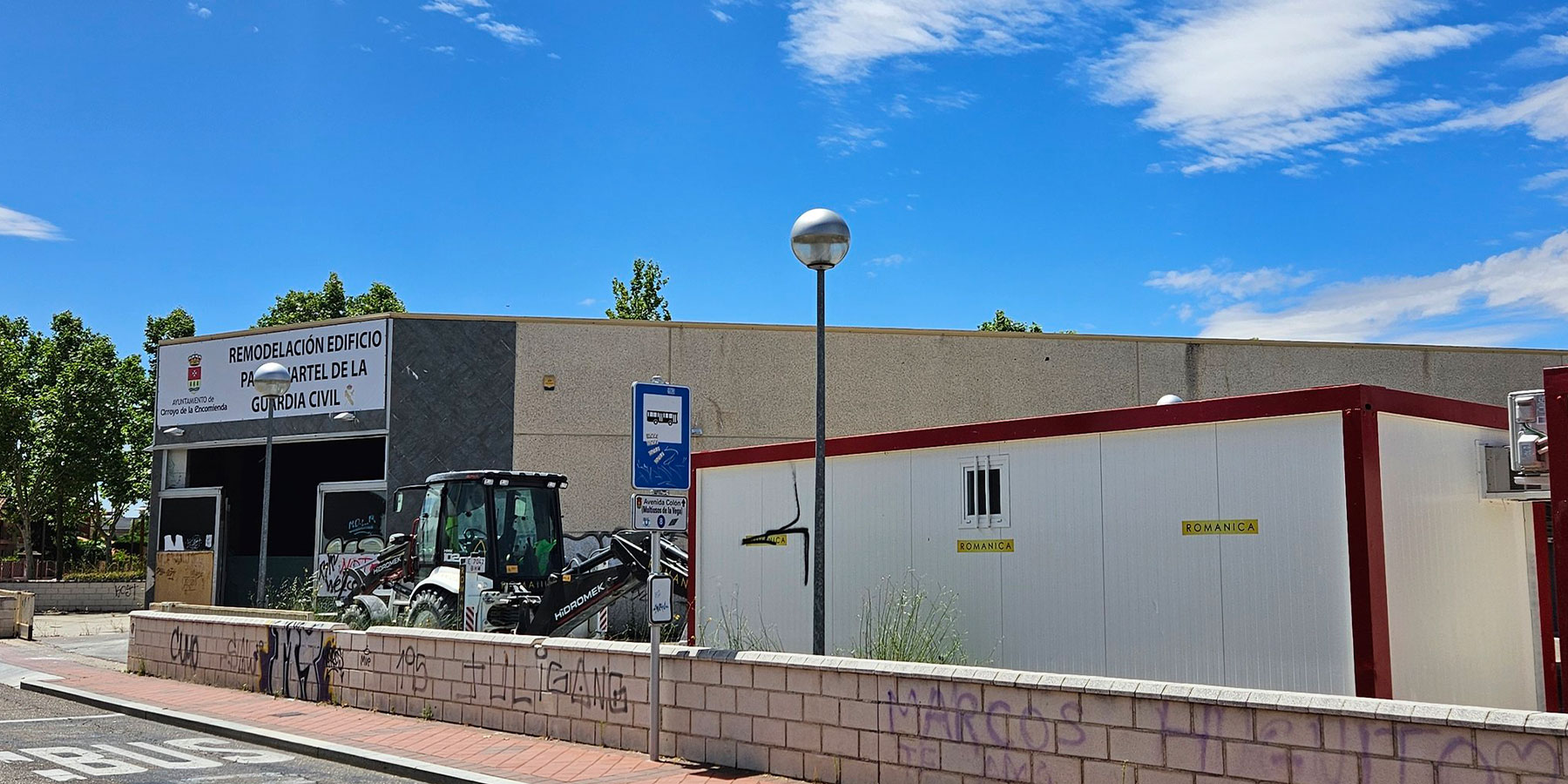 LAS OBRAS DEL NUEVO CUARTEL DE LA GUARDIA CIVIL, EN MARCHA