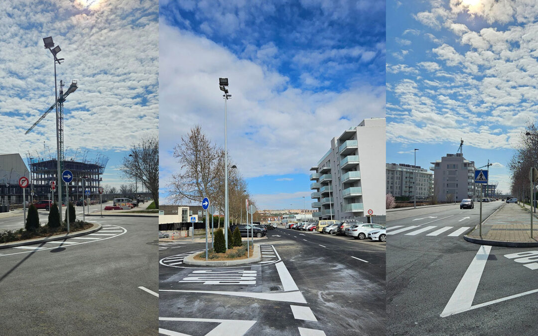 LA CALLE FEDERACIÓN DE FÚTBOL LUCE YA SU RENOVADA IMAGEN